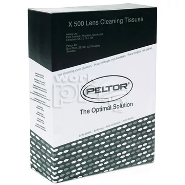 Nedves törlőkendő adagolóval 3M 60061 peltor/aosafety (500db) fehér