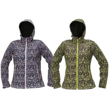 Dzseki Yowie Print softshell, lila/sötétkék, XXL