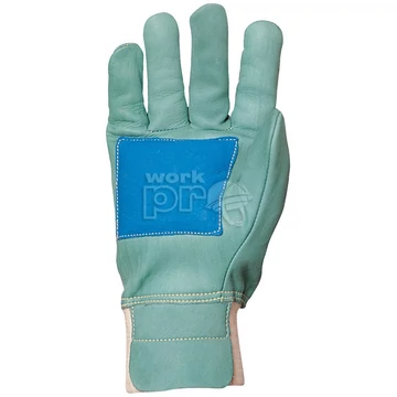 Kesztyű víztaszító színbőrből artériavédővel kék 9