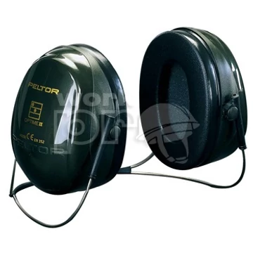Fültok 3M 32114 peltor optime II tarkópántos kivitelben H520B (SNR 31dB) zöld