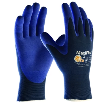 Kesztyű ATG (34-274) Maxiflex Elite tenyérmártott ultra vékony könnyű blue 05