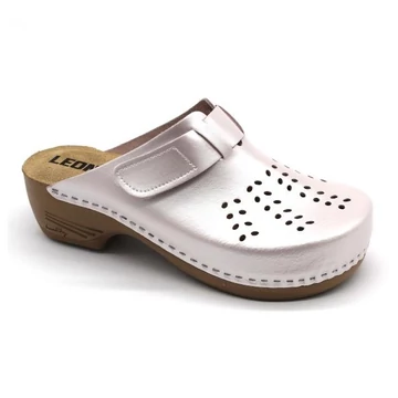 Klumpa PU161 Leon Comfort női bőr, perla, 41