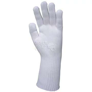 Kesztyű elasztikus 40cm hosszú lycra (100%poliamid) fehér 8