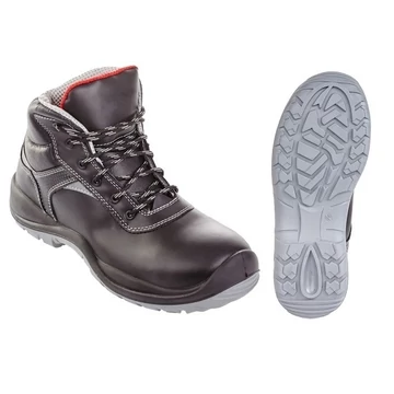 Bakancs Orion S3 CK színbőr lábujjvédő/talplemez szellőző black/grey/red 37