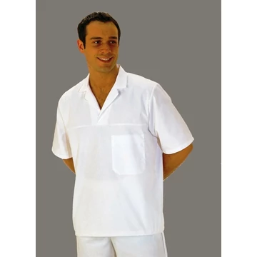 Pék ing rövid ujjú belső mellzseb tartós szövet királykék S