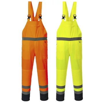 Nadrág melles Hi-Vis kontraszt dupla varrás 8 zseb sárga L