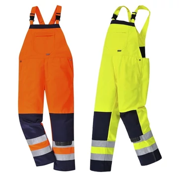 Nadrág melles Girona Hi-Vis 8 zseb sárga/sötétkék M