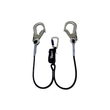 Energiaelnyelő IRUDEK ARIMA Y 100cm kötél hossz, 3 karabínerrel