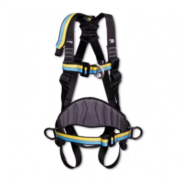 Heveder Irudek Expert Pro 100 hátsó rögzítési ponttal, fekete/sárga, S-M