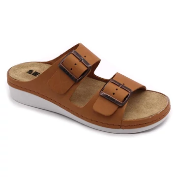 Papucs 5012 Leon Comfort női bőr barna orlando 37