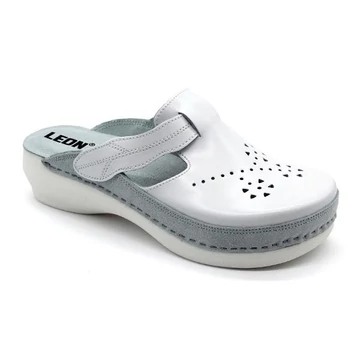 Klumpa PU156 Leon Comfort női bőr, fehér, 36