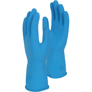 TOP LASTORM latex kesztyű élénk kék színben, precíziós munkákhoz