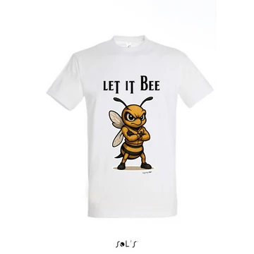 Póló (méhecske mintával Let it Bee) kereknyakú TOP