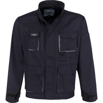 dzsekifazonú pamutgazdag munkakabát sötétkék színben