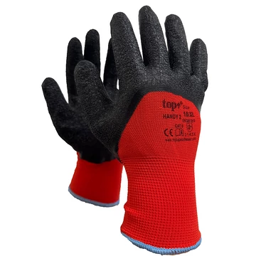Védőkesztyű TOP HANDY 2 latex mártás