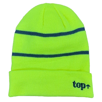 TOP CAP jól láthatósági sapka fluoreszkáló sárga színben