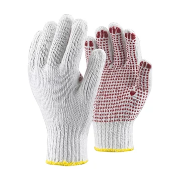 TOP COPE4 PVC pontozott kötött kesztyű pamut poliészter anyagból