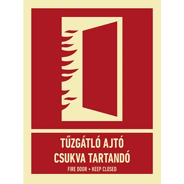 TŰZGÁTLÓ AJTÓ CSUKVA TARTANDÓ, PVC 1 mm, 150x200