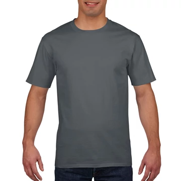 Póló (Gildan Premium Cotton) felnőtt unisex, charcoal, 2XL