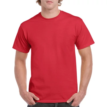 Póló (Gildan Heavy Cotton) unisex (100%pamut 185g/m2) red, 5XL