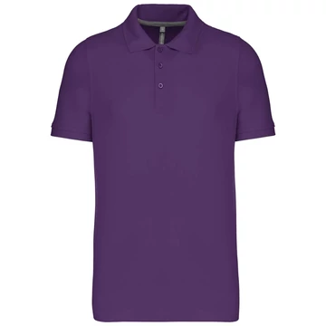 Pólóing Kariban férfi rövid ujjú férfi (100% pamut) purple, 2XL