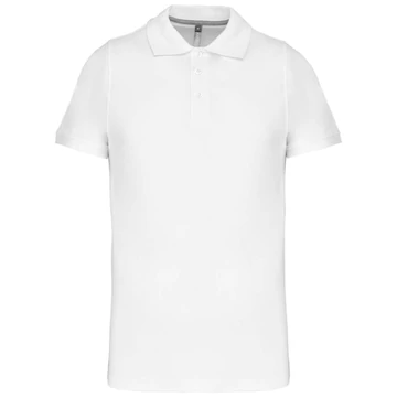 Pólóing Kariban férfi rövid ujjú férfi (100% pamut) white, 3XL