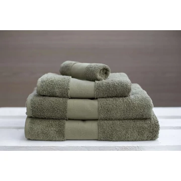Törölköző Olima unisex (100%pamut 450g/m2), olive, 30X50cm