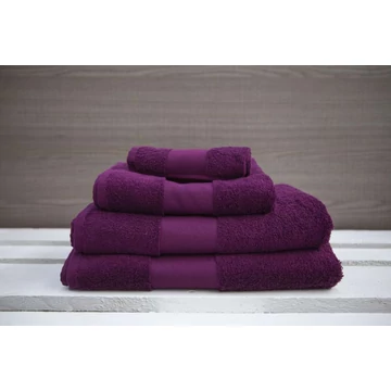 Törölköző Olima unisex (100%pamut 450g/m2), plum, 70X140cm