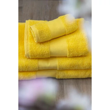 Törölköző Olima unisex (100%pamut 450g/m2), yellow, 30X50cm