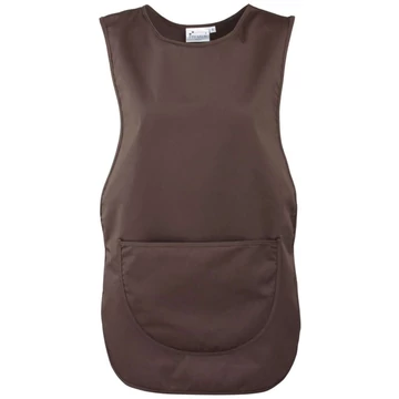 Kötény Premier női zsebes női (65%poliészter 35%pamut 195g/m2) brown, 2XL