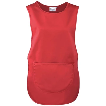 Kötény Premier női zsebes női (65%poliészter 35%pamut 195g/m2) red, 2XL