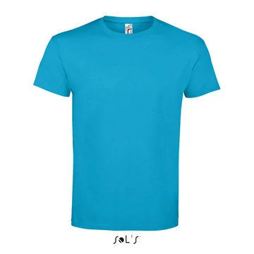 Póló Sols Imperial unisex férfi (100%pamut 190g/m2) aqua, S
