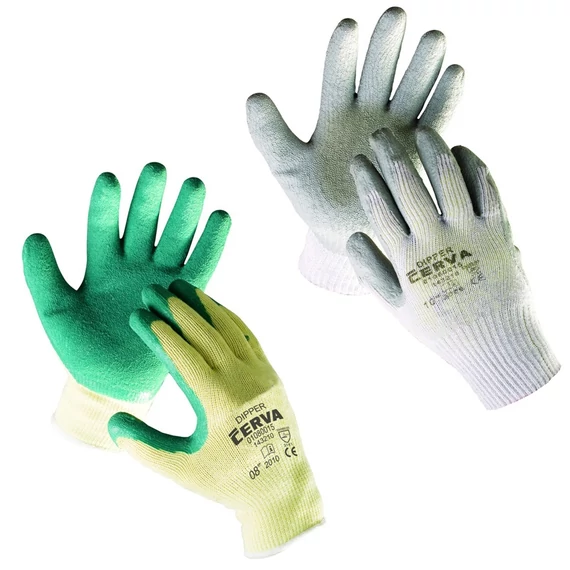 Kesztyű Dipper akasztófüllel, zöld, 10