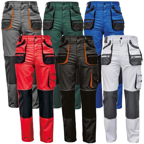 Nadrág derekas FF Carl BE-01-003, zöld/fekete, 56