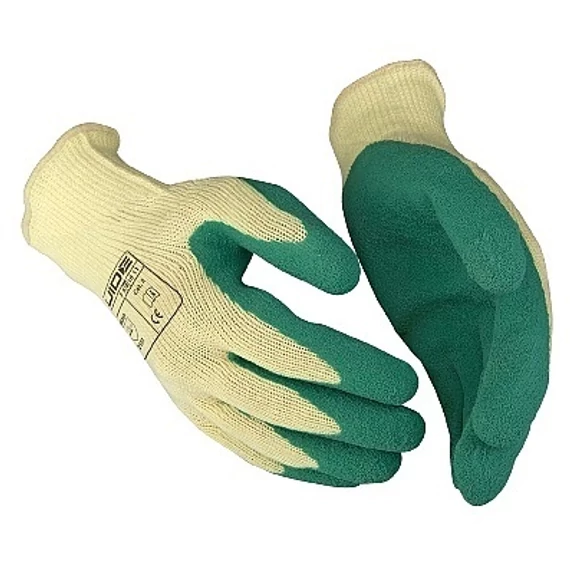 Kötött kesztyű, Guide 154, habosított latex mártottság