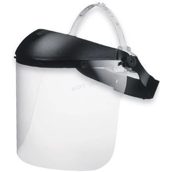 Látómező Uvex széles felhajtható gyorsállítós homlokpánttal víztiszta