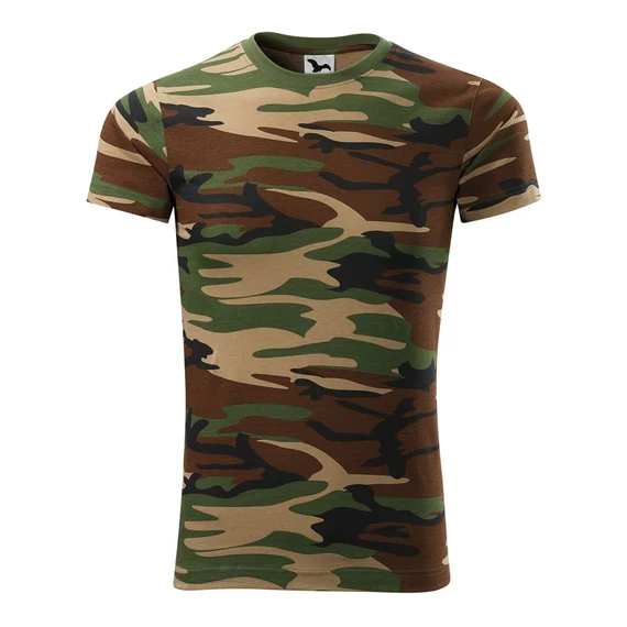 Póló unisex grey camouflage M