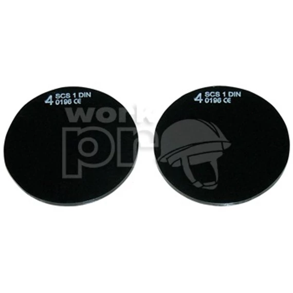 Védőszemüveg 60825 kerek cserelencse hegesztőVédőszemüvegbe 5 fekete