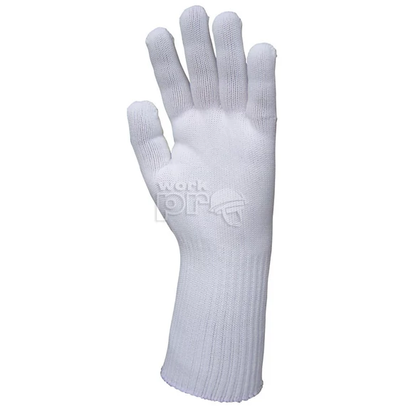 Kesztyű elasztikus 40cm hosszú lycra (100%poliamid) fehér 8