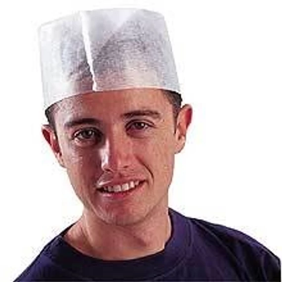 Sapka nem szőtt polipropilen white universal