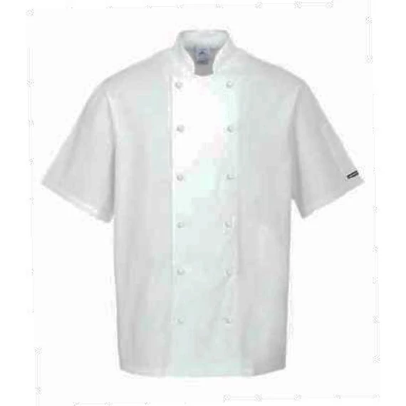 Kabát séf Aberdeen fehér S