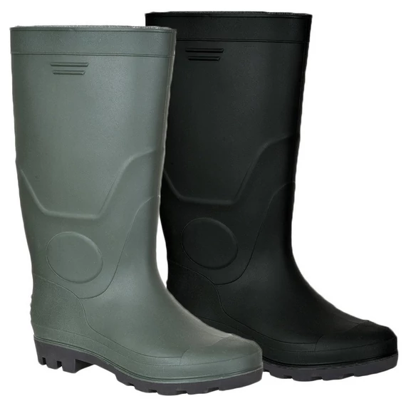 Csizma Kapli nélküli PVC fekete 38