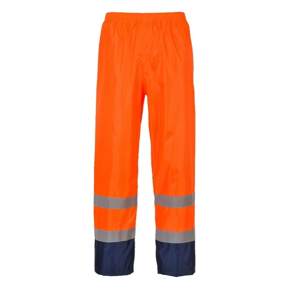 Esőnadrág Hi-Vis Classic Contrast gumírozott derék sárga/sötétkék XXL