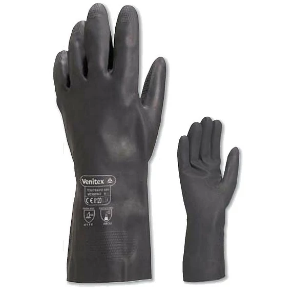 Kesztyű neoprén pamut vastagság: 0,75 mm hosszúság: 30cm black 7,5