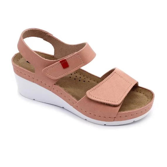 Szandál 1080 Leon Comfort női bőr, rose, 36