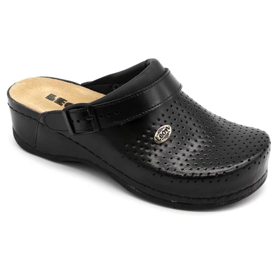 Klumpa 2023 Leon Comfort női bőr, black, 39