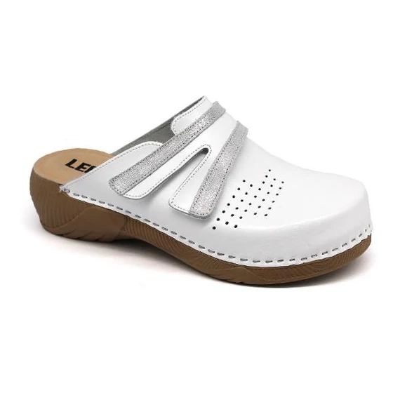 Klumpa 3200 Leon Comfort női bőr, fehér, 36