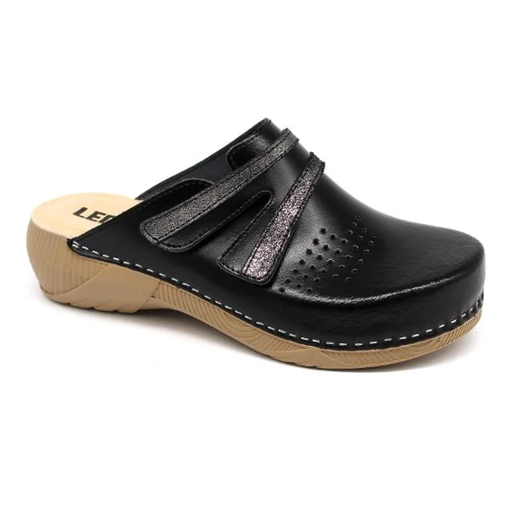 Klumpa 3200 Leon Comfort női bőr, fekete, 36