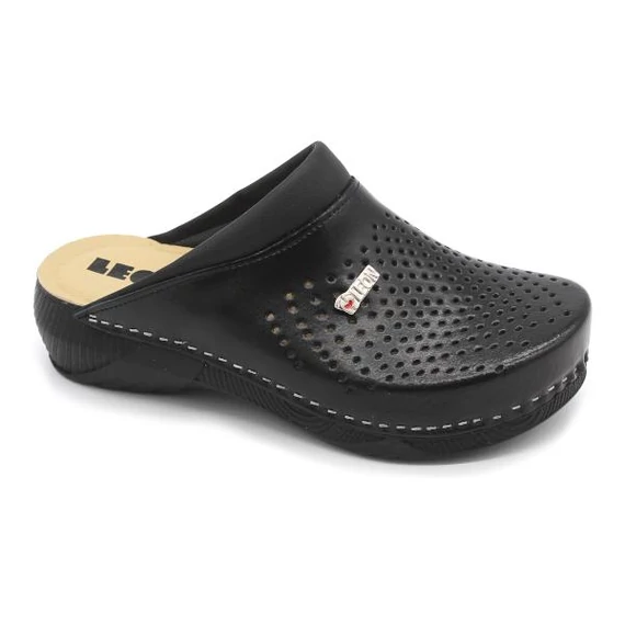 Klumpa 3400 Leon Comfort női bőr, fekete, 36