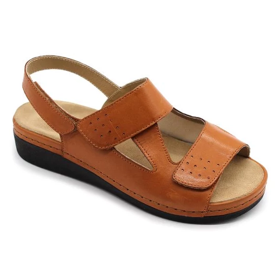 Szandál 5020 Leon Comfort női bőr, barna, 36
